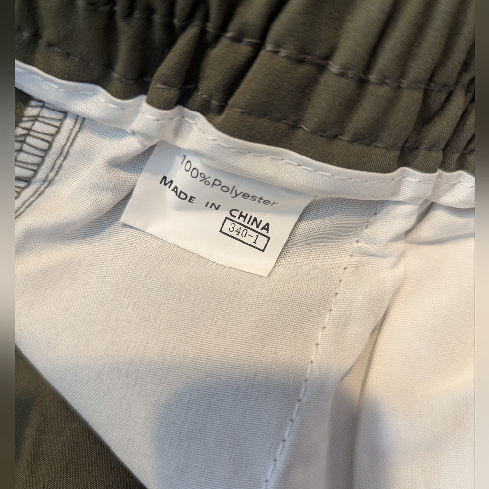 JMIERR Men's Cargo Pants Large Olive - Picture 8 of 11